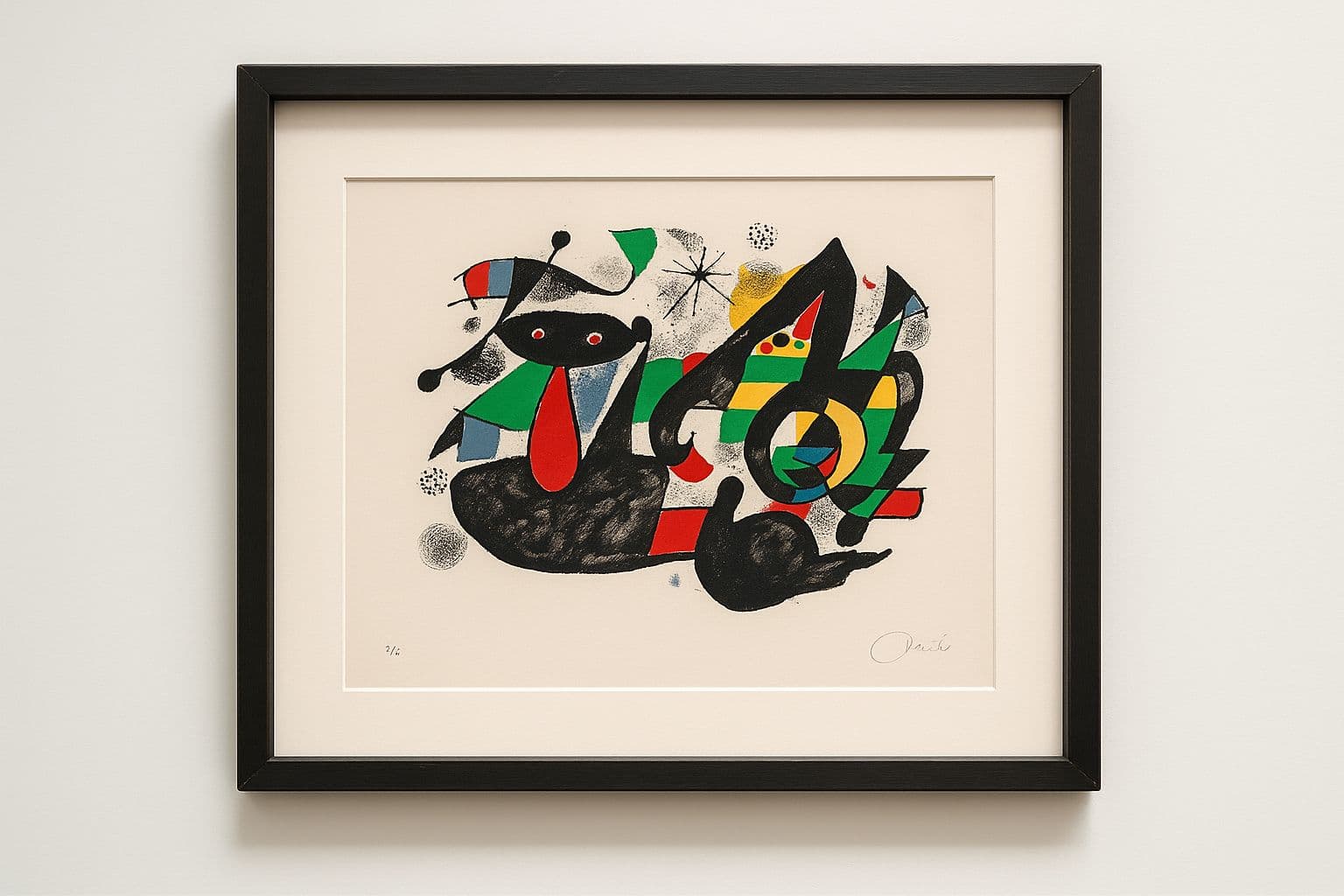 Modern lithograph from the collection