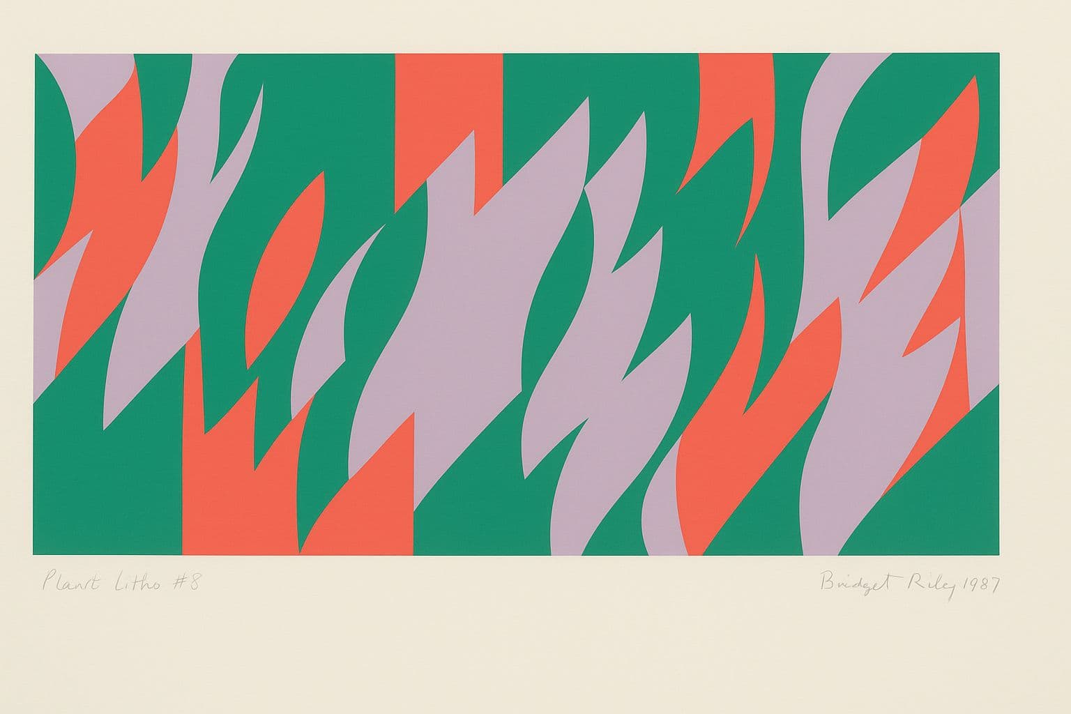 Untitled, 1987 by Bridget Riley, from the collection